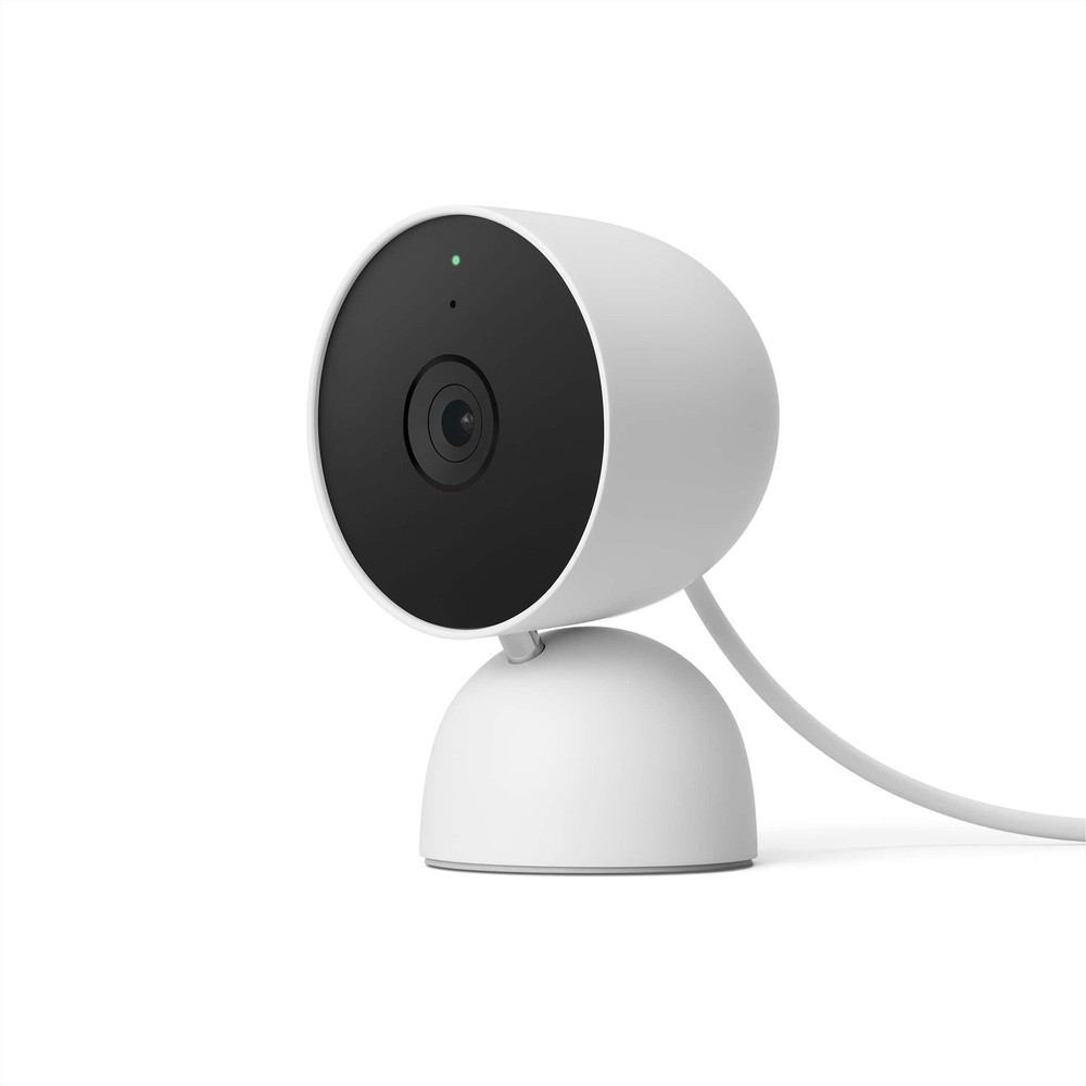 Google Nest Wired Indoor Security Camera Snow GA01998-US