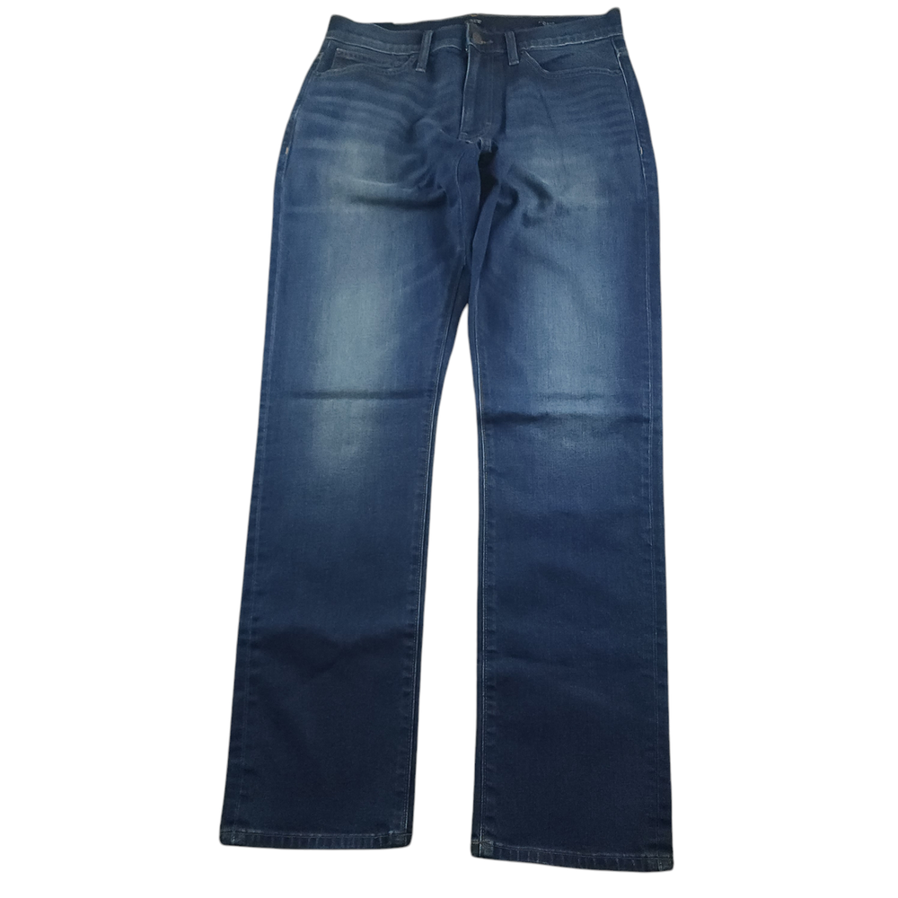 J Crew Jeans 31x32 Mens Athletic Slim Flex Low Rise Whiskering Dark Wash