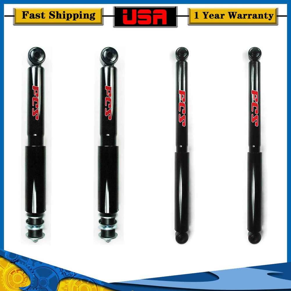 Front & Rear Shocks For 99-10 SILVERADO SIERRA 1500HD 2500HD FCS (set of 4)