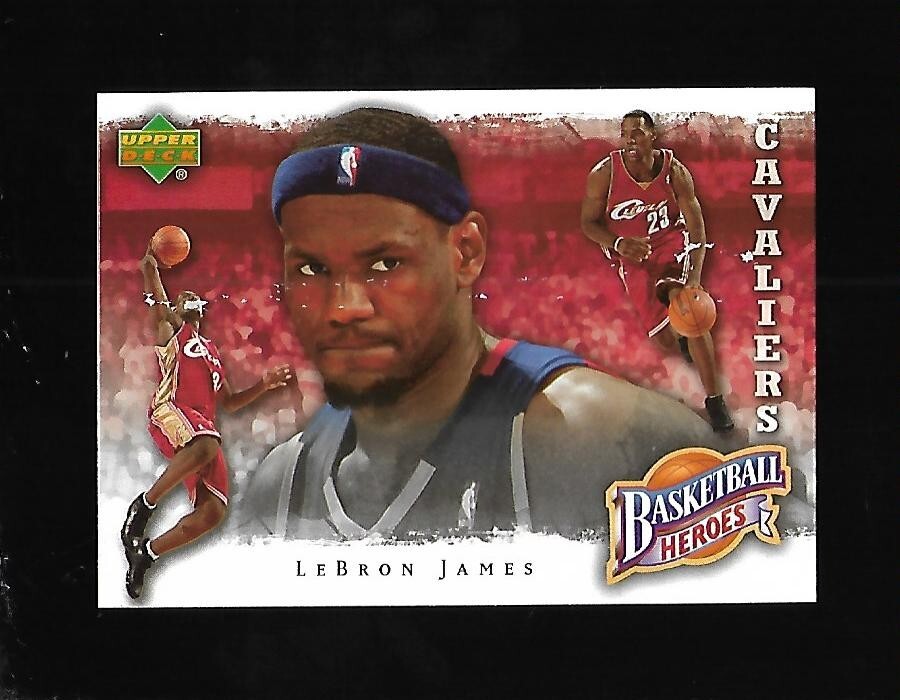 2007-08 Upper Deck LEBRON JAMES Basketball Heroes - LOS ANGELES LAKERS