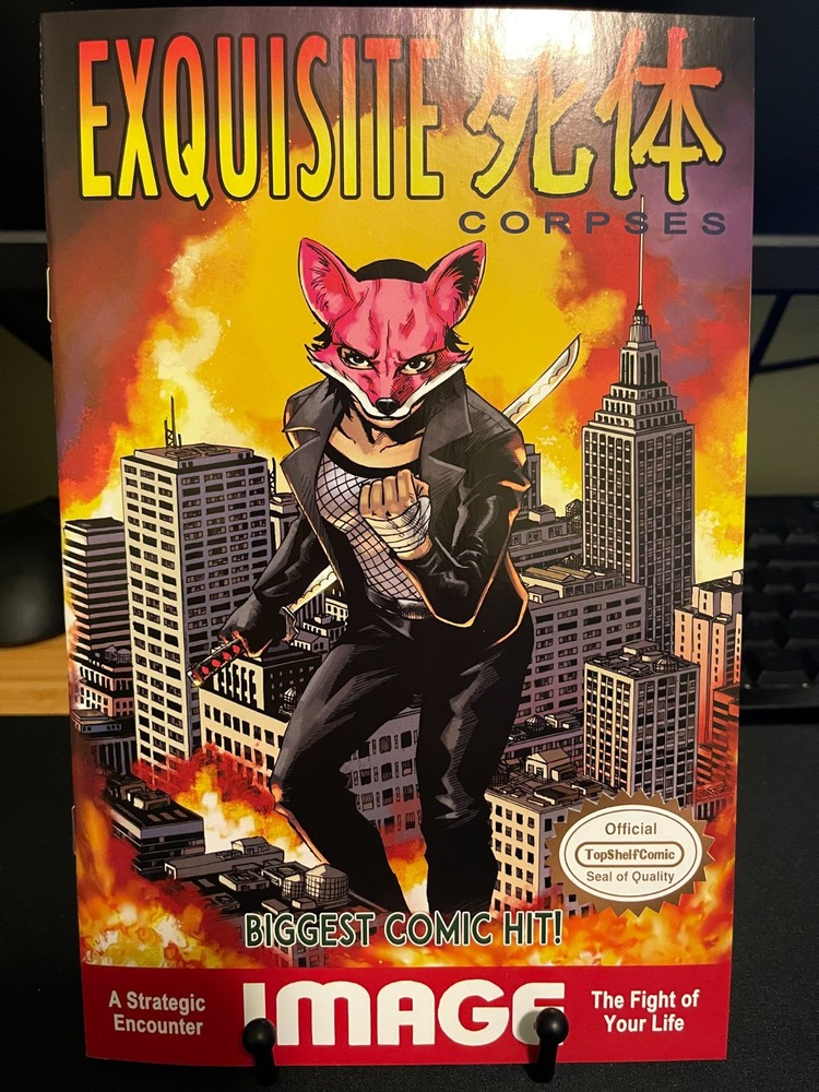 Exquisite Corpses #9 - Jimbo Salgado Ninja Gaiden Homage - Ltd 22/200 - Topshelf