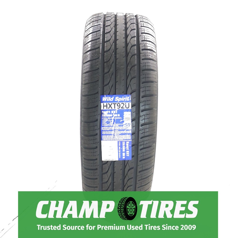 Set Of 2 P225/55R18 Wild Spirit NEW Sport HXT 98 H Used 11/32nds