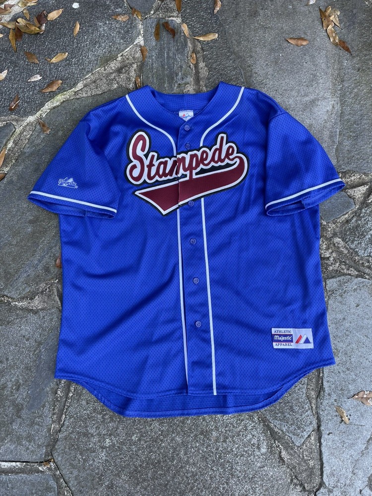Vintage San Bernardino Stampede MiLB Baseball Jersey Size XL Rare Collectible