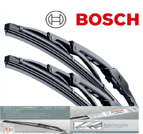 New 2PCS BOSCH DIRECT CONNECT WIPER BLADES size 20 / 20 -Front Left and Right