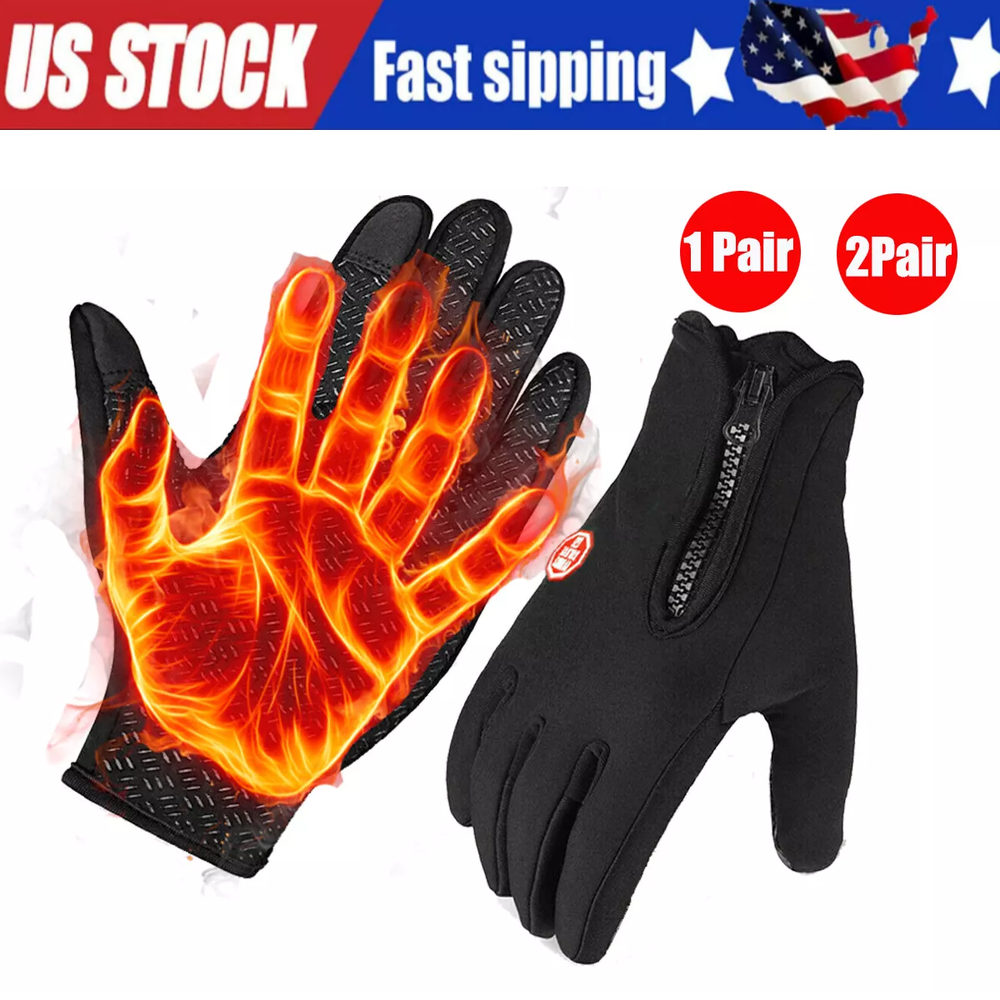 Thermal Waterproof Winter Gloves Touch Screen Warm Mittens Men Women Wholesale