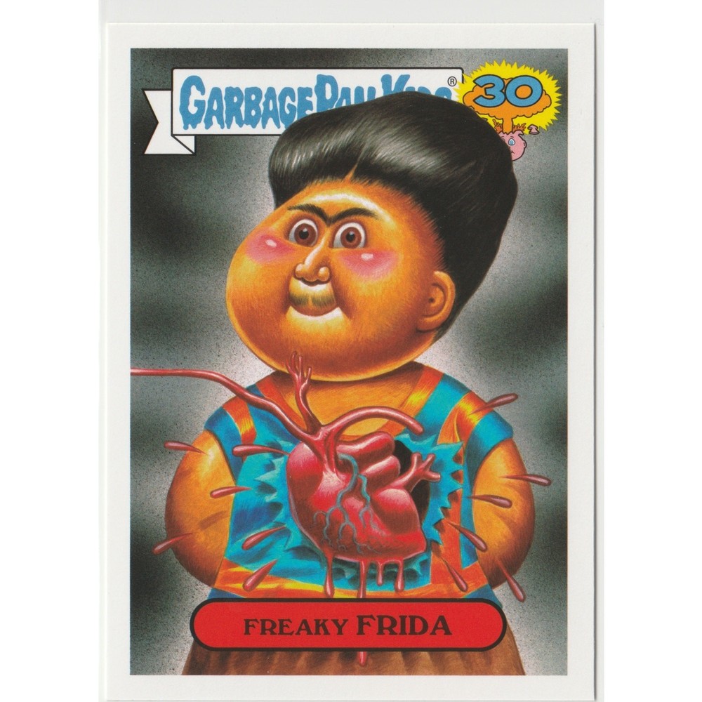 Freaky Frida 3a Kahlo Garbage Pail Kids GPK 2015 30th Anniversary Series Card