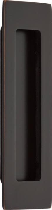 Emtek 220306 Modern 6-Inch Tall Rectangular Flush Mount Pull