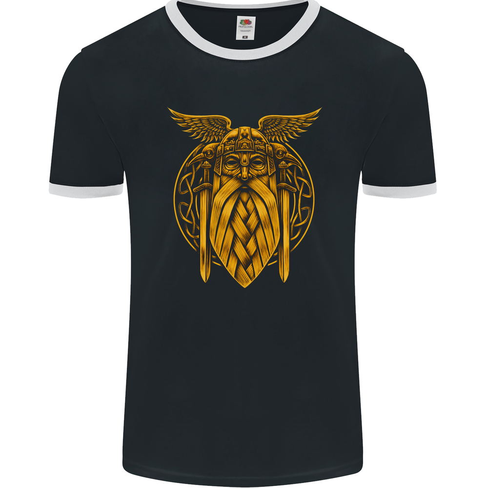 Odin The Vikings Valhalla Thor Gym Nordic Mens Ringer T-Shirt FotL