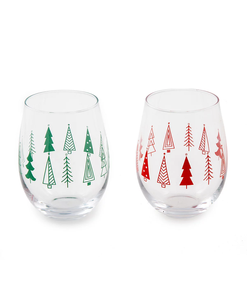 Thirstystone Stemless Wine Glass in Vibrant Multi-Color Design