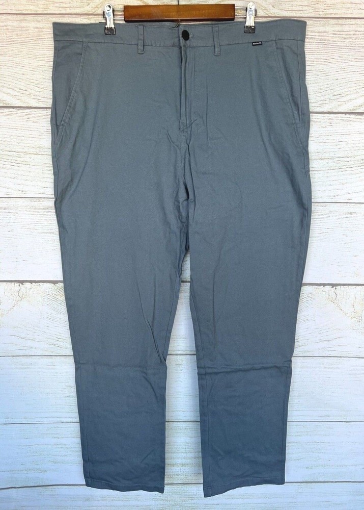Hurley Worker Mens Stretch Slim Fit Pants 42X32 14.5