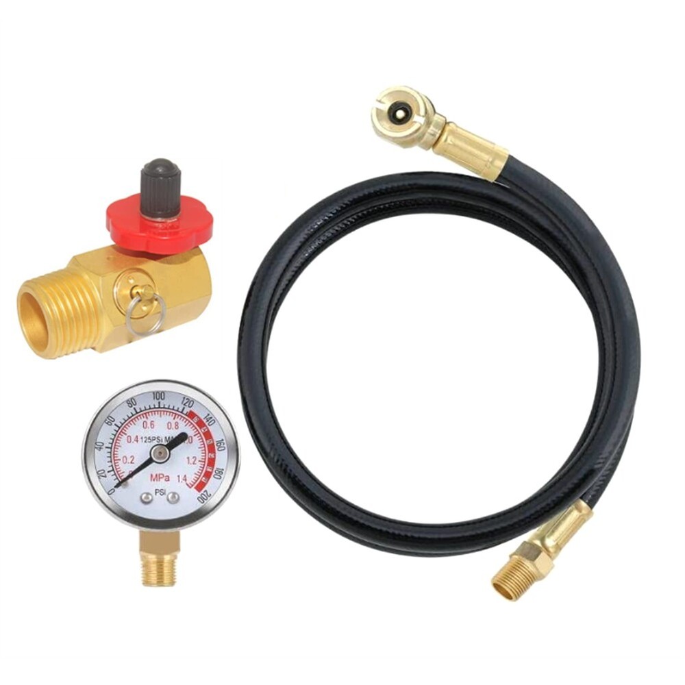 Air Tank Repair Kit W/ , Pressure  and 4 Feet Air Tank Hose Assembly9068