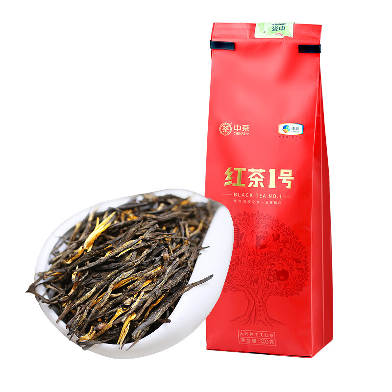CHINA TEA Black Tea No.1 Yunnan FengQing Dianhong Dian Hong Tea 300g