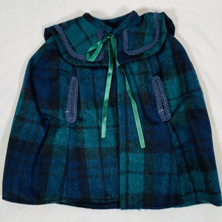 Replica Samantha's Plaid Winter Cape/Cloak Outfit for 18