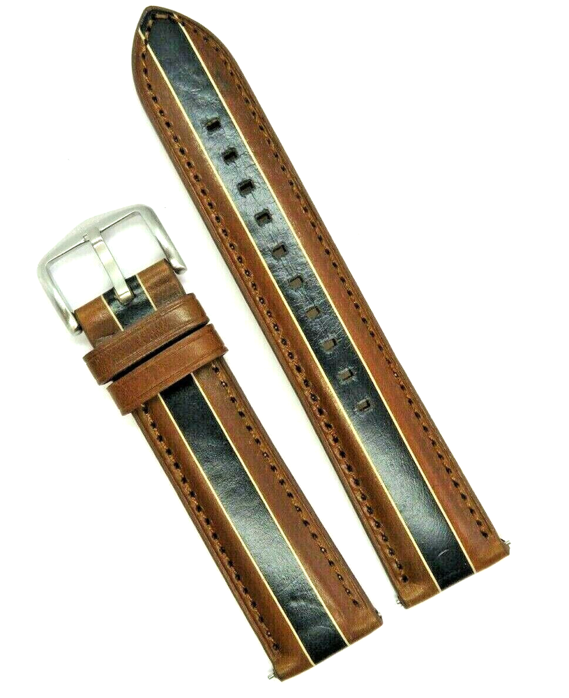 Fossil Original Replacement Leather Strap FS5550 Watch Band Brown 22 mm