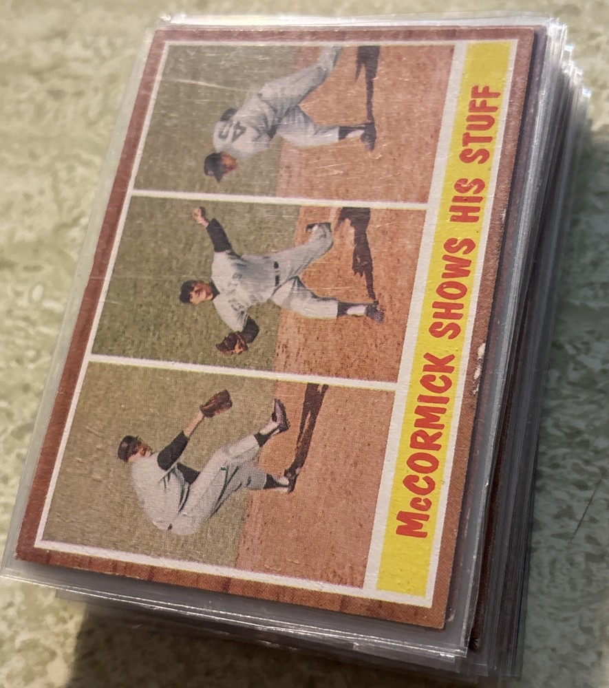 Lot Of 28 1962 Topps Baseball Cards VG+/EX/NM All Sleeved W/HOF/RCs