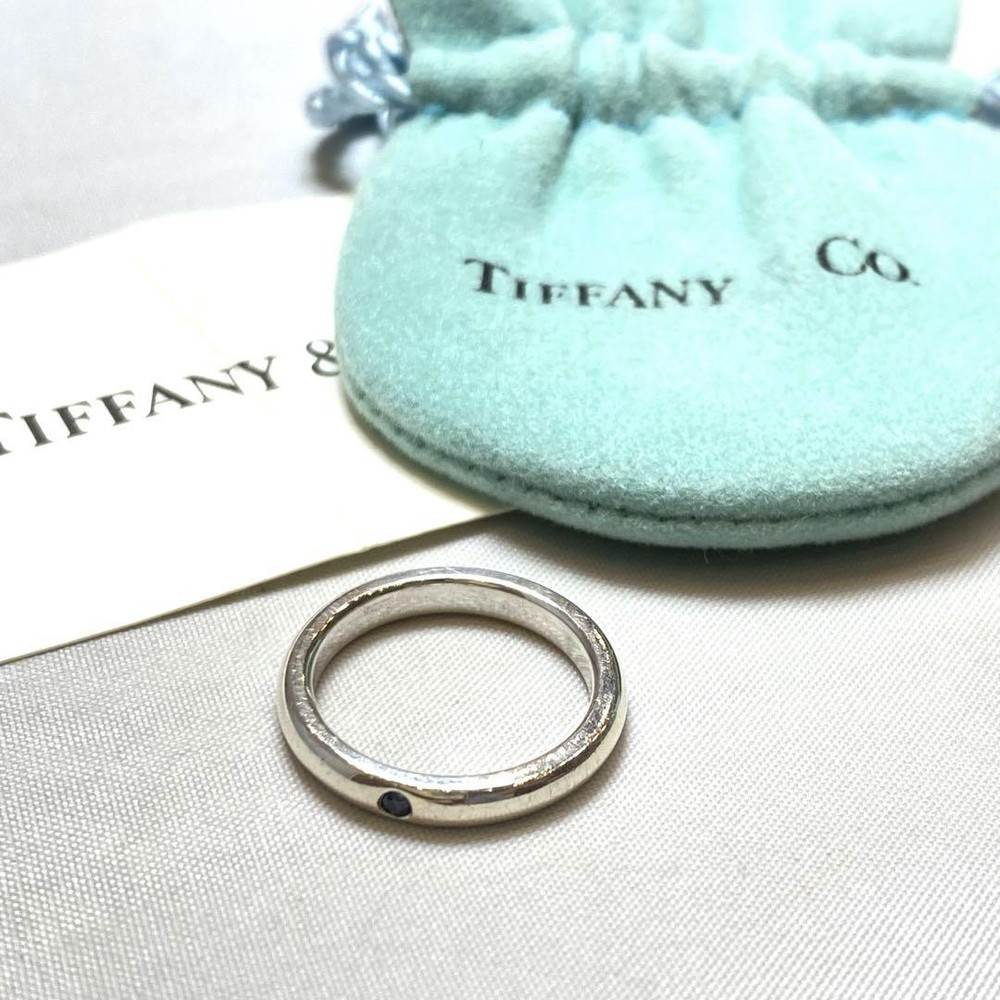 Tiffany & Co Sterling Silver No 7 Stacking Band Ring