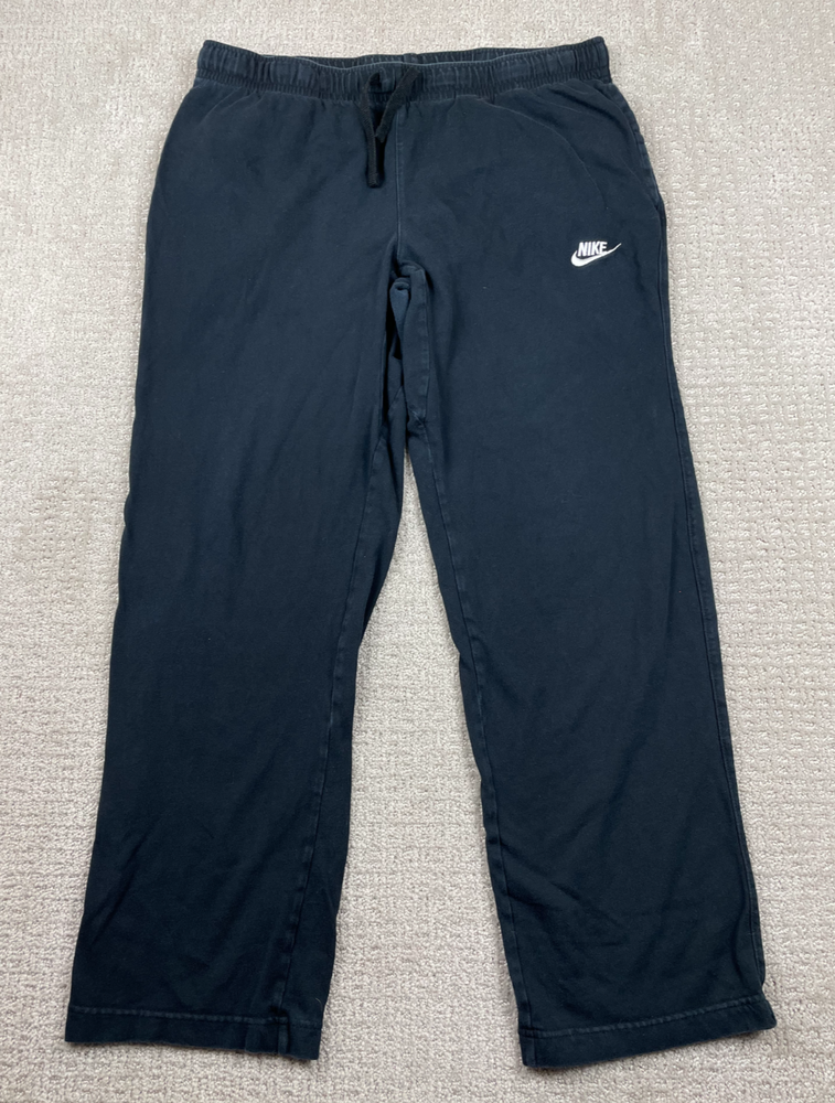 Nike Sweatpants Men Large Sportswear Club Fleece Drawstruing Swoosh Baggy 804421