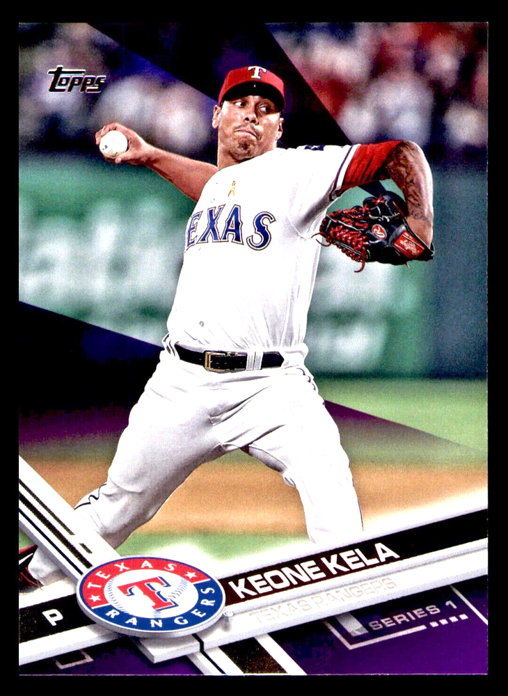 2017 Topps Keone Kela Toys R Us Purple Border #22 - Texas Rangers