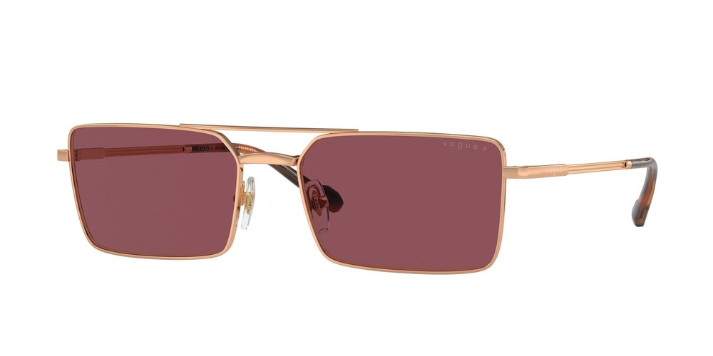 VOGUE VO4309S 51525Q Rose Gold Purple Polarized Polarized 57 mm Men's Sunglasses