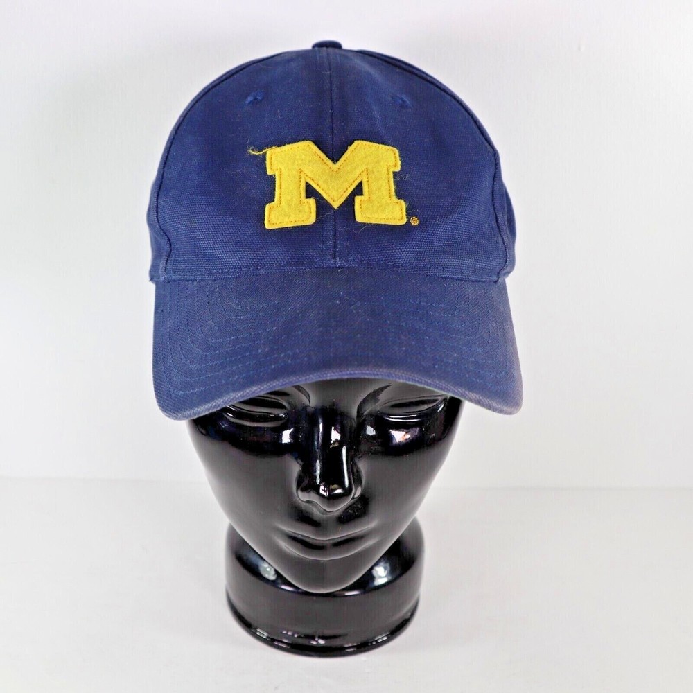 Michigan Wolverines Cap Men's Blue One Size Strap Back Team Nike Hat