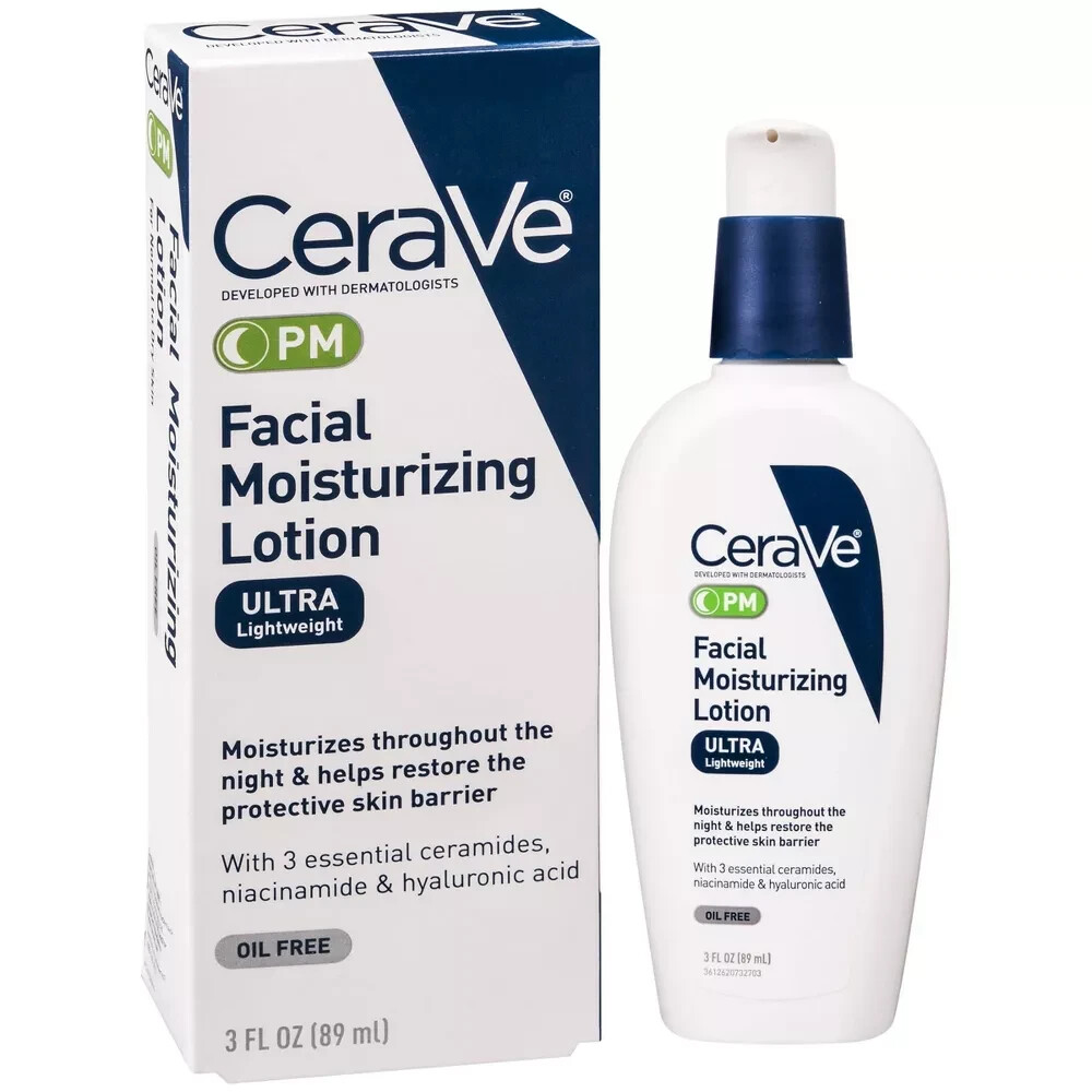 Ultra Lightweight PM Facial Moisturizing Lotion 3 fl oz EXP 02/2027