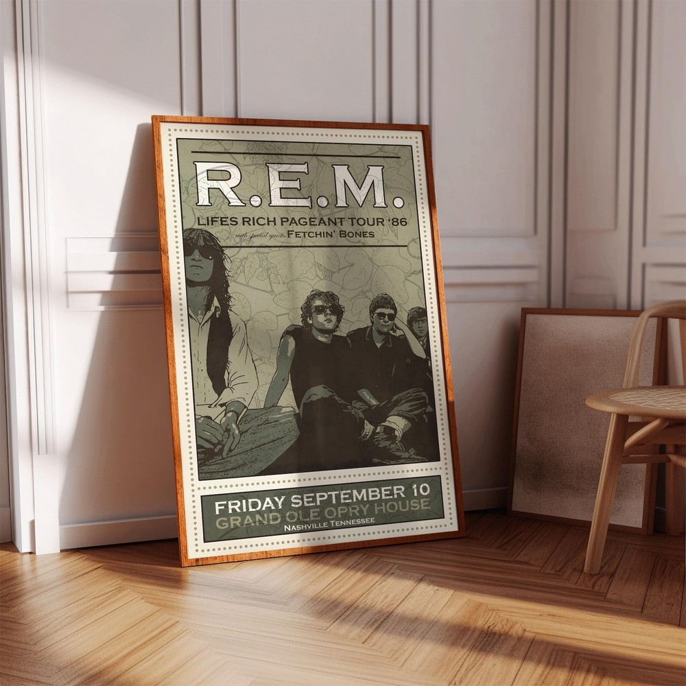 Vibrant REM Poster Print - Stunning Wall Art for Home Decor - No Frame Included  