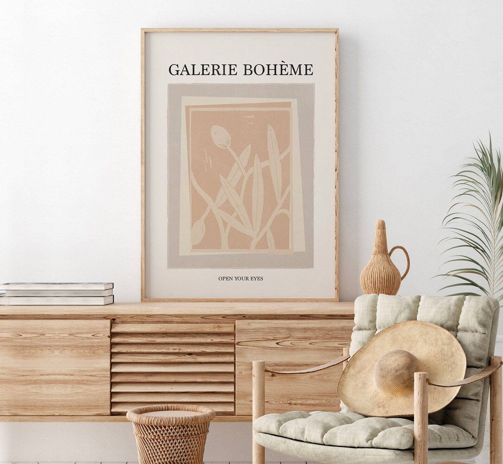 Print Botanical Wall Art Abstract Art Print Botanical Print Leaf Minimalist