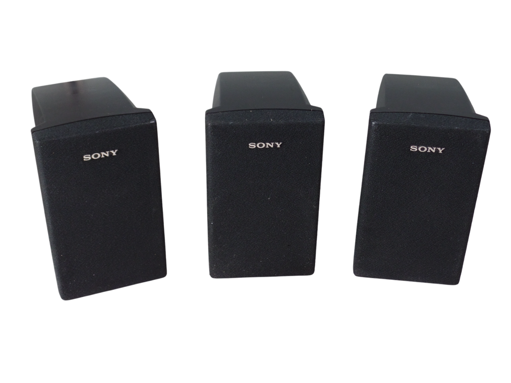 Lot of 03 Sony SS-MSP75 Surround Sound Bookshelf Satellite Speaker.