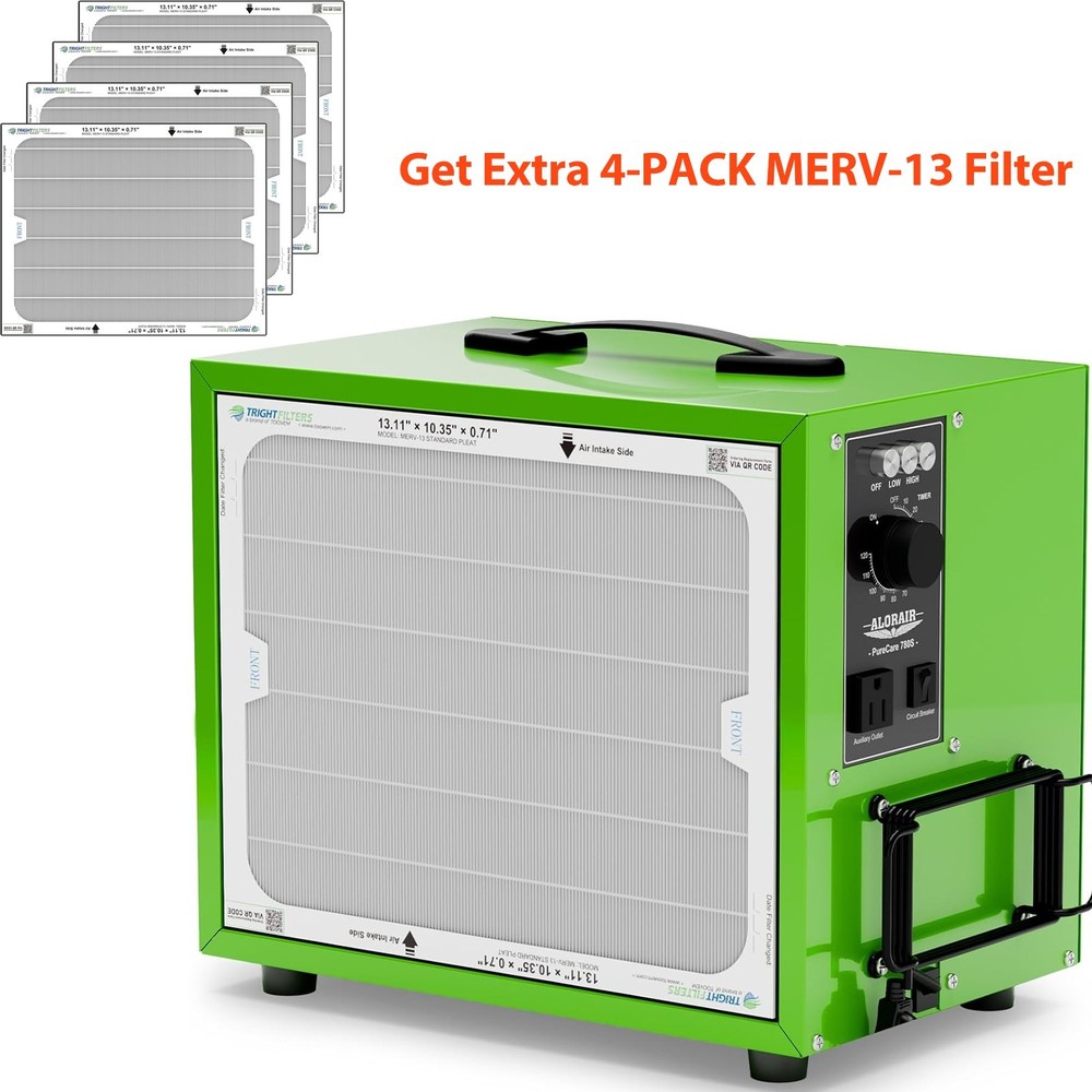 AlorAir Purecare 780S Portable Air Filtration System Dust Collector