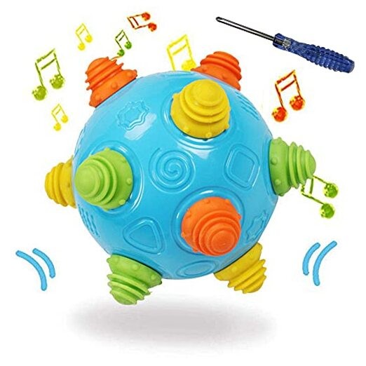 Toddler Baby Music Dancing Ball Toy with Movement and Crawl Features