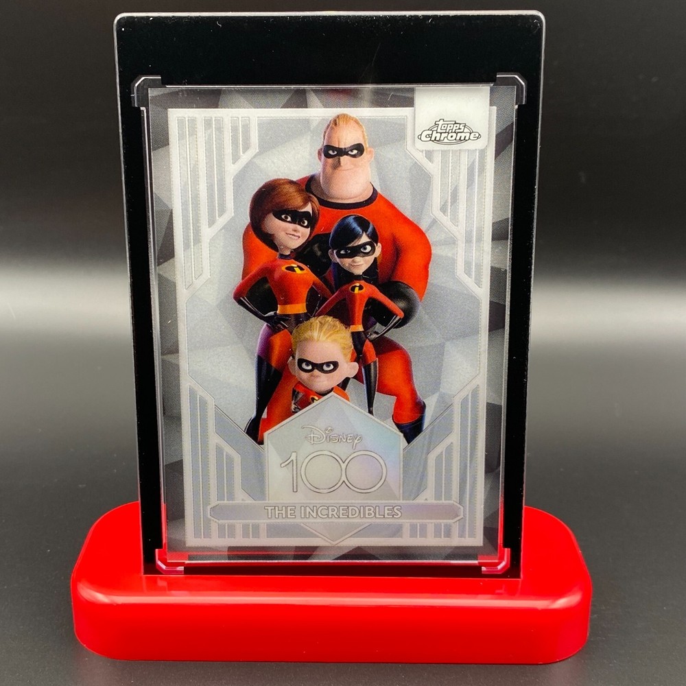 Incredibles Display Collectible Gift Disney 100 Topps Chrome Card Mickey Mouse