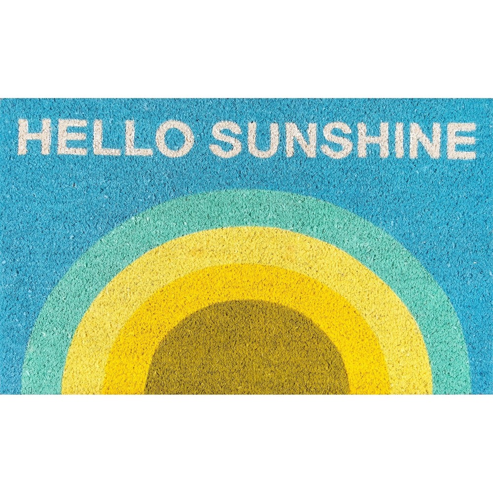 Novogratz by Momeni Peace On Earth Door Mat 1'6 X 2'6 Multi 1'6