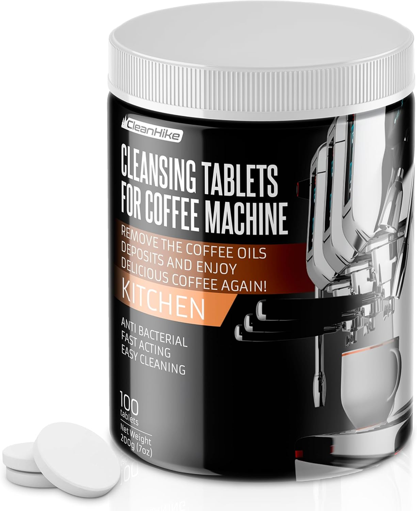 Espresso Machine Cleaning Tablets - (100 Tablets) for Jura, Miele, and Universal