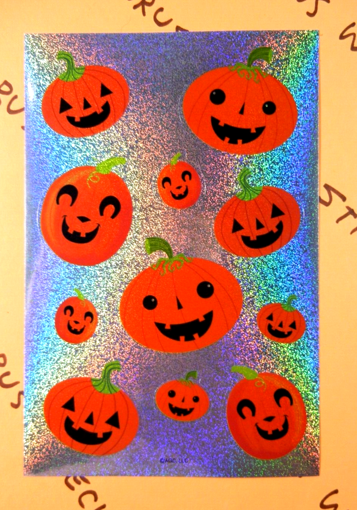 Halloween Pumpkins Stickers Sheet American Greetings