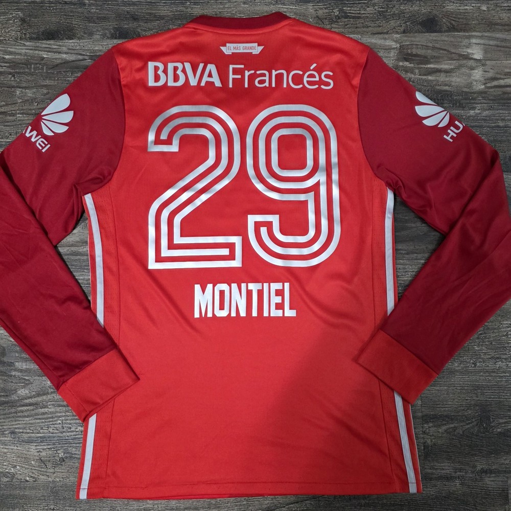 2018 Adidas River Plate Away Soccer Jersey Gonzalo Montiel Men S Argentina