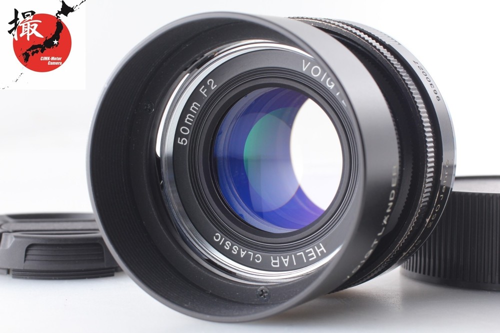 【N MINT w/ Hood】 Voigtlander 250 Jaher Heliar Classic 50mm f2 Leica M Lens Japan