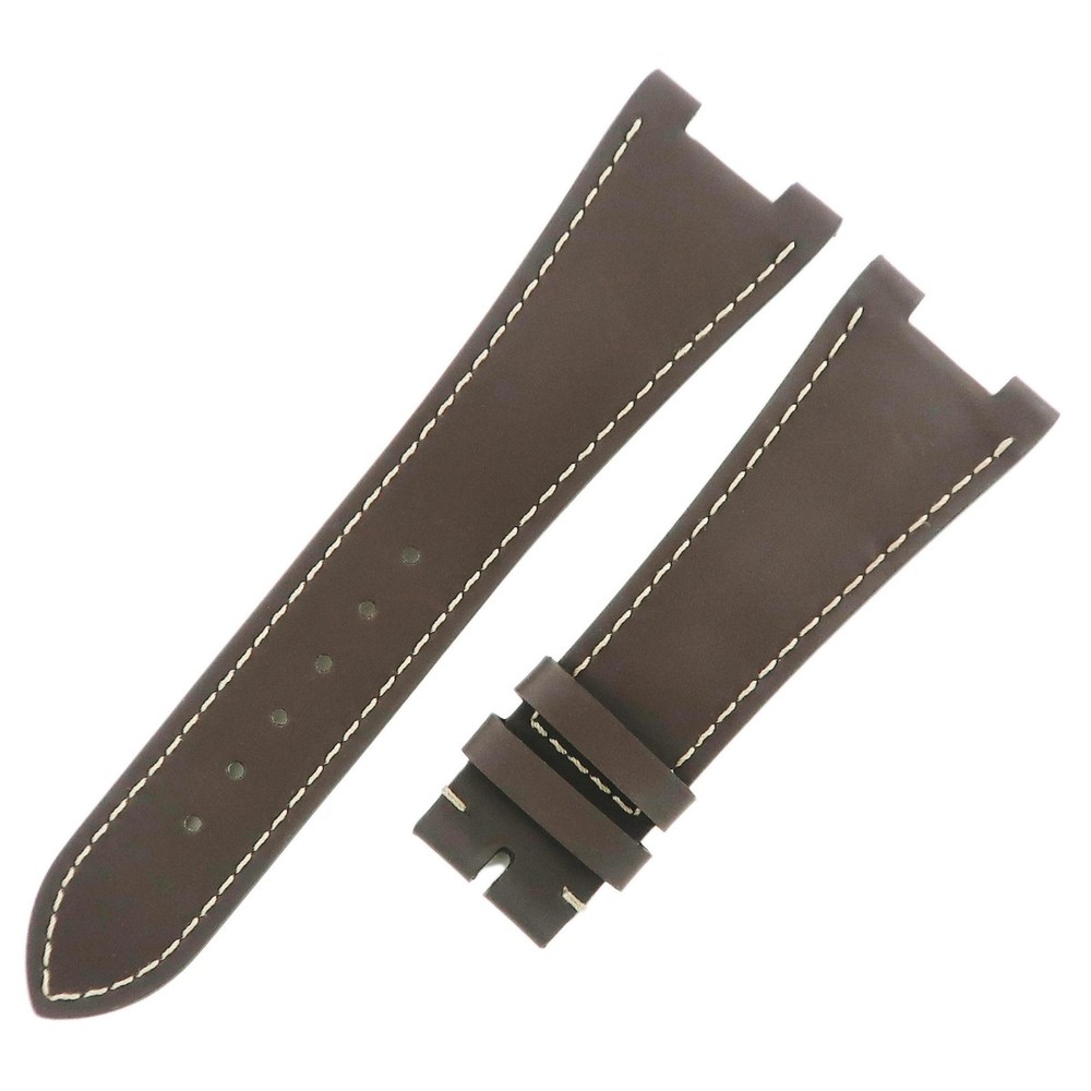 Genuine Patek Philippe Nautilus 25mm Brown Leather Replacement Strap