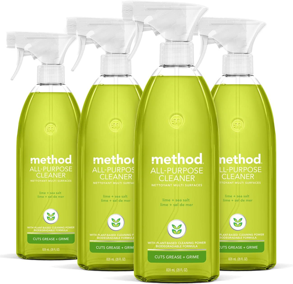 Method All-Purpose Cleaner Spray, Lime + Sea Salt, Plant-Based and Biodegradable