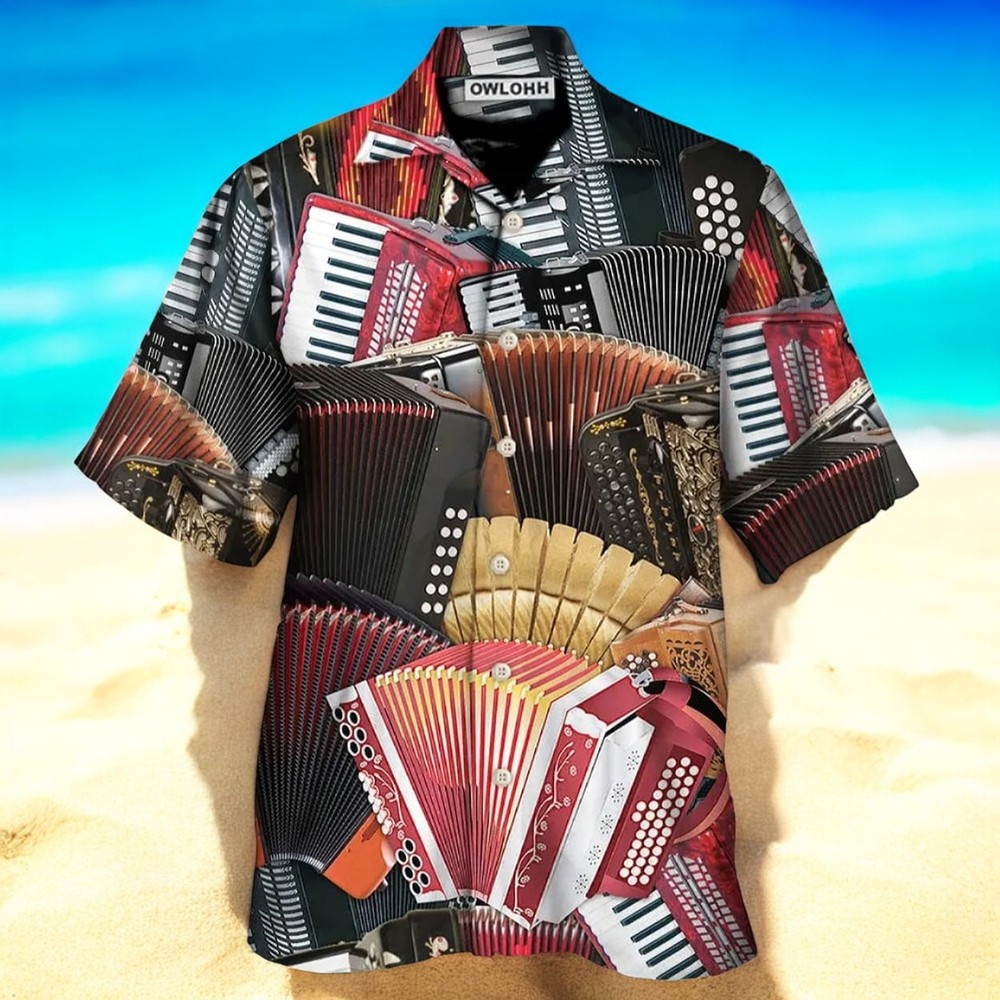 Accordion A Gentleman Is Someone Who Can Play The Accordion   Hawaiian Shirt