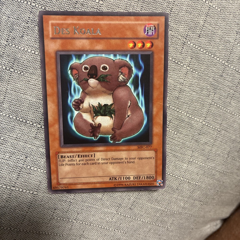 Rare Des Koala MFC-077 Yu-Gi-Oh Collectible Card