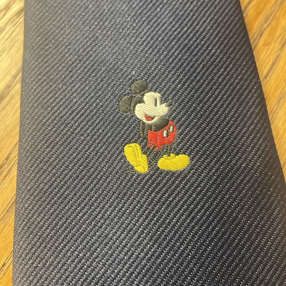 Vintage EUC Mickey Mouse Tie By Cervantes WDP Disney USA Made Necktie