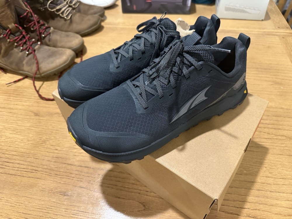 Altra Lone Peak 9+ Mens Trail Running Shoes Size 12 Black