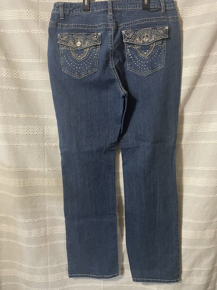 Euro Blue Denim Jean Women Sz 14 Great Condition 17.00