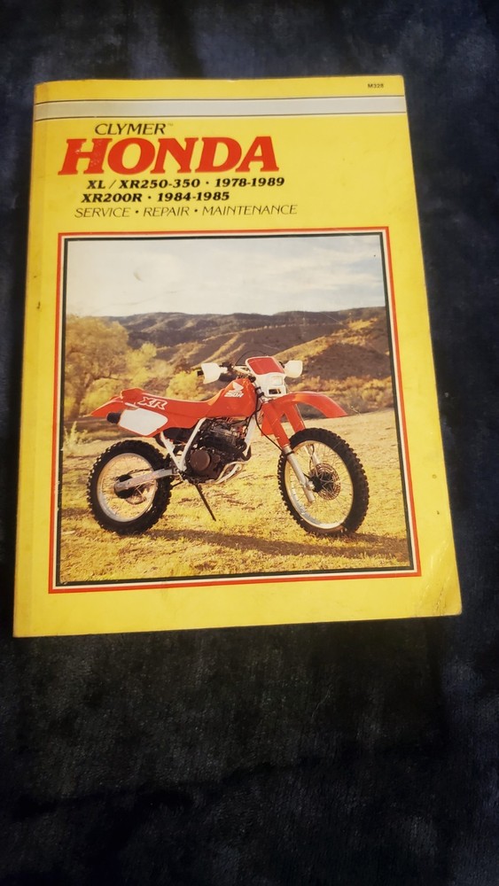 Honda XL/XR250-350 XR 200R XR250L Clymer Owners Service Manual M328