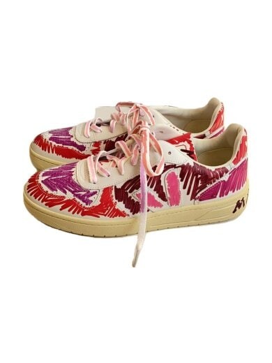 Veja Marni Low Sneakers 27Cm Red Leather Vx0202899B Gse11