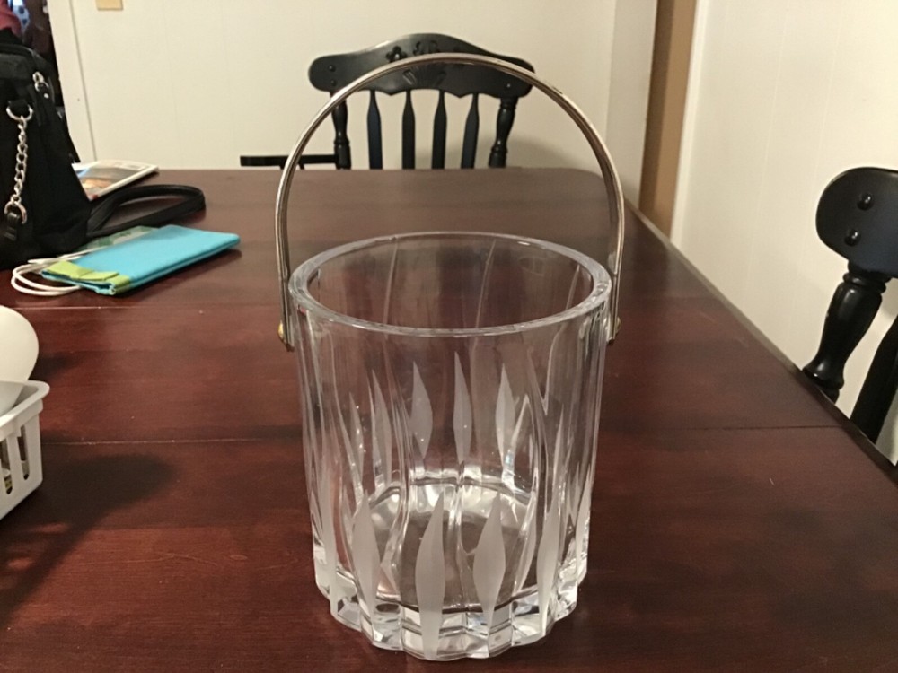 Mikasa Flame D Amore Crystal Ice Champagne Bucket Cut Glass