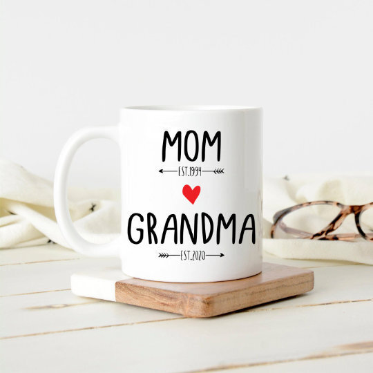 New Grandma Gift Mom Grandma Mug New Grandma Mug Future Grandma Personalized