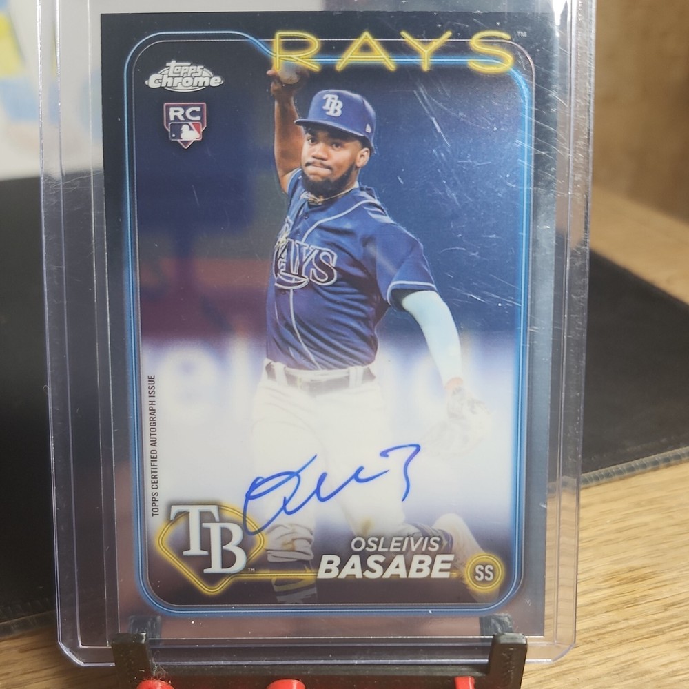 2024 Topps Chrome - Rookie Autographs #RA-OB Osleivis Basabe