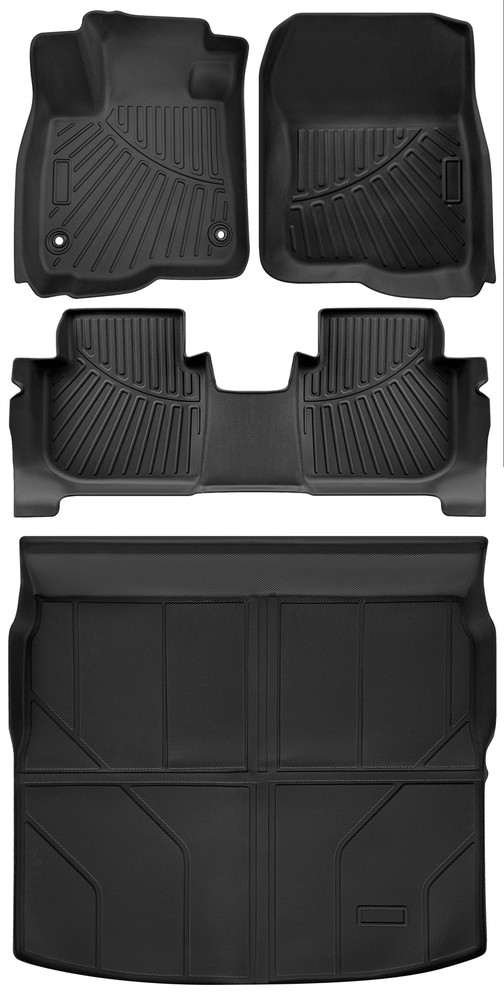 FLOOR MATS FOR 2023 HONDA CR-V FRONT REAR CARGO LINER RUBBER TPE WATERPROOF USA
