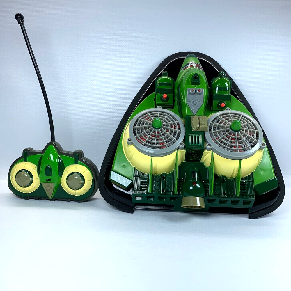 2003 Gi Joe Hoverstrike Green RC Rechargeable Battery Hovercraft Untested Condition